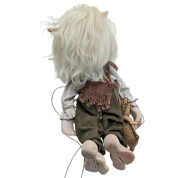 Loutky Czech Marionette Puppet Signed ČERNÝ - U Dekorač.výrobek *AS IS - Read - Picture 5 of 8